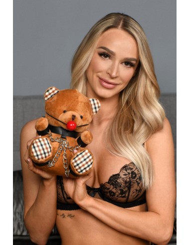 Ours en peluche bâillonné