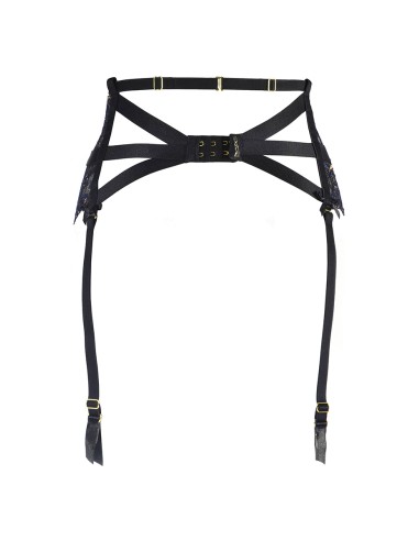 Porte-jarretelles dentelle Noir V-10362 - Axami