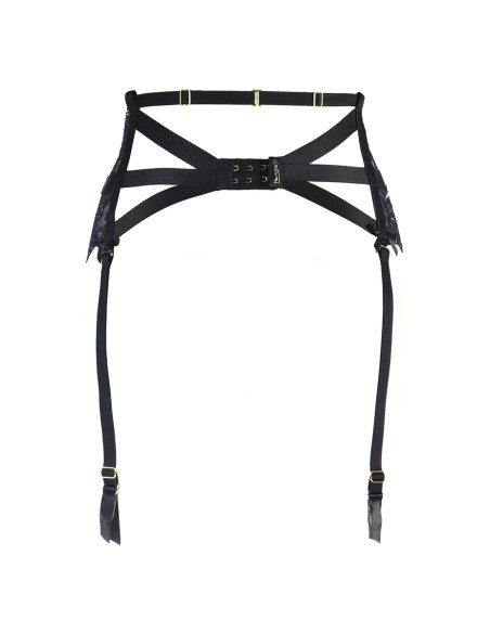 Porte-jarretelles dentelle Noir V-10362 - Axami