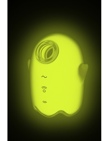 Stimulateur sans contact et vibrant Glowing Ghost yellow - Satisfyer