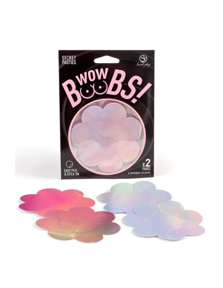  Cache-tétons fleur Wow Boobs - Secret Play