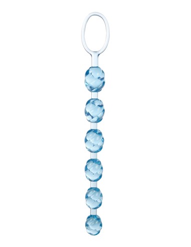 Perles anales CalExotics Swirl bleu