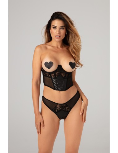Ensemble bustier et string Tiara - Christine 