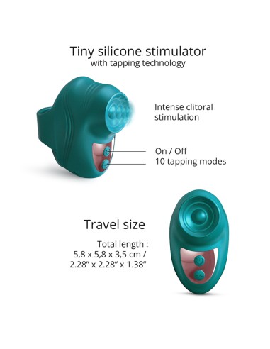 Stimulateur clitoridien Kisscool vert - Love to Love Stimulateur clitoridien Kisscool vert - Love to Love