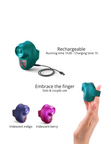 Stimulateur clitoridien Kisscool vert - Love to Love Stimulateur clitoridien Kisscool vert - Love to Love