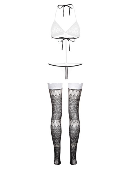 Ensemble body ouvert Izabella - Christine