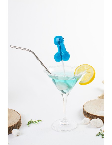 Sucette pénis gin tonic avec alcool