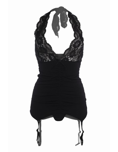 Ensemble guépière et string Catchy Cabaret - Christine