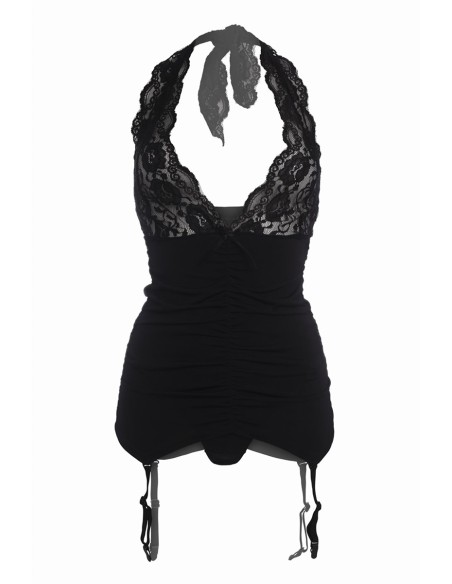 Ensemble guépière et string Catchy Cabaret - Christine