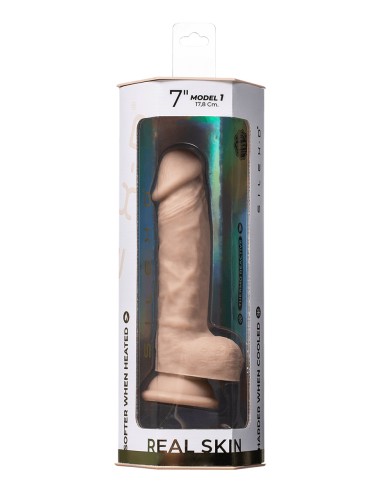 Gode Real Skin Model 1 flesh 17,8 cm - SilexD
