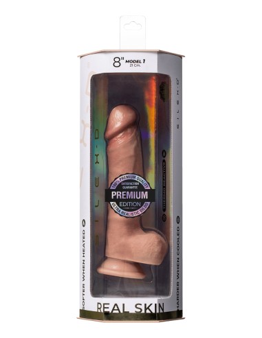 Gode Real Skin Suprème Model 1 flesh 21 cm - SilexD