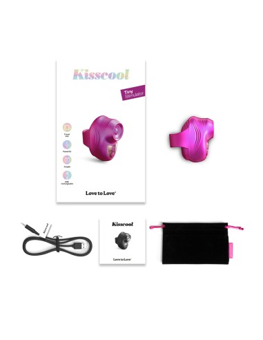 Stimulateur clitoridien Kisscool fuchsia - Love to Love