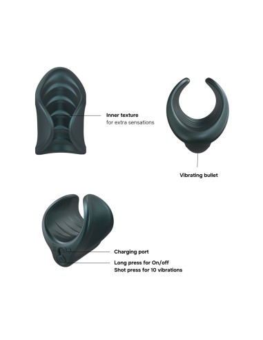 Masturbateur vibrant Starter Pine Grey - Man Wan Masturbateur vibrant Starter Pine Grey - Man Wan