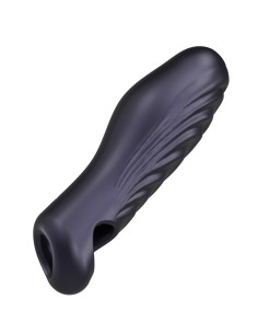 Gaine de pénis 3 en 1 Ryzer Black Plum - Man Wan