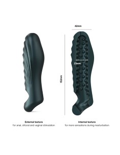 Gaine de pénis 3 en 1 Ryzer Pine Grey - Man Wan 2