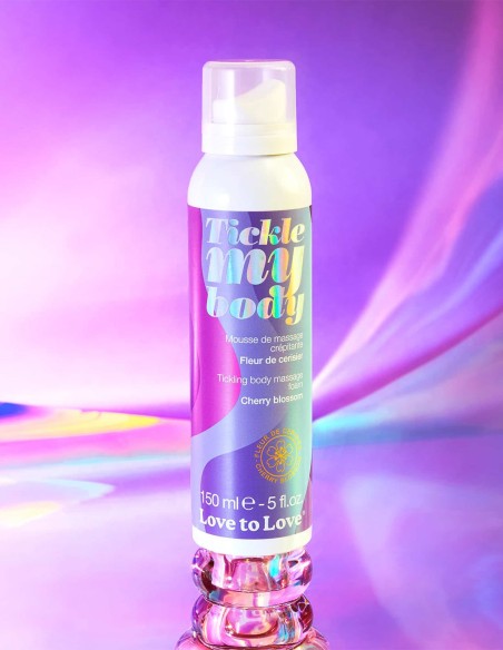 Mousse massage crépitante -  cerisier