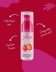 Lubrifiant parfumé fraise 50ml - Yoba 2