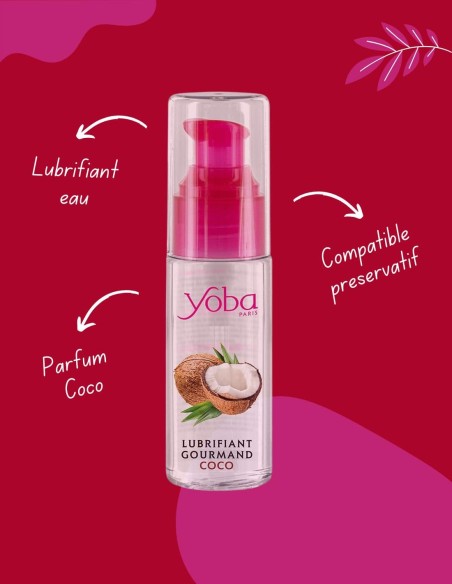 Lubrifiant parfumé noix de coco 50ml - Yoba