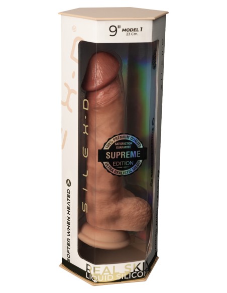 Gode Real Skin Suprème Model 1 flesh 23 cm - SilexD