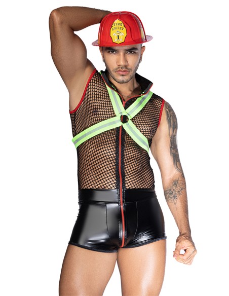 Costume pompier sexy 3 pièces - J lingerie
