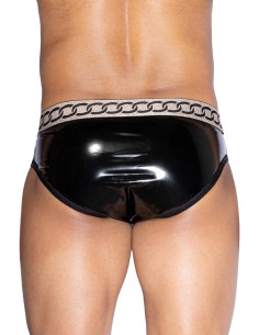 Slip sexy noir et blanc - J Lingerie 2