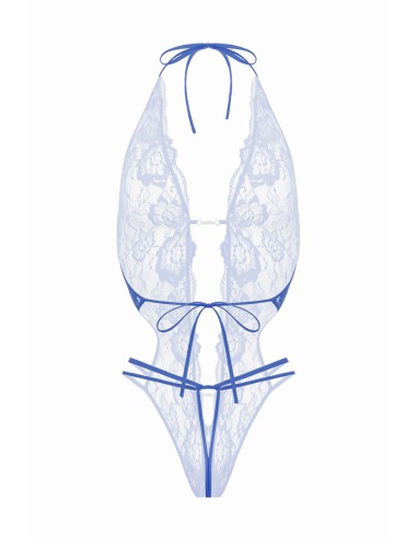 Body string ouvert Renee bleu - Christine