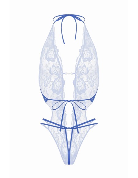 Body string ouvert Renee bleu - Christine