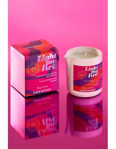 Bougie de massage Noix de coco - Love to Love Bougie de massage Noix de coco - Love to Love