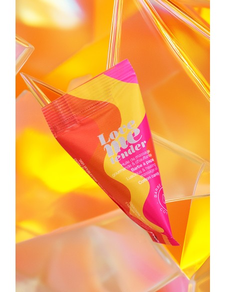 Berlingot huile massage comestible Barbe a papa