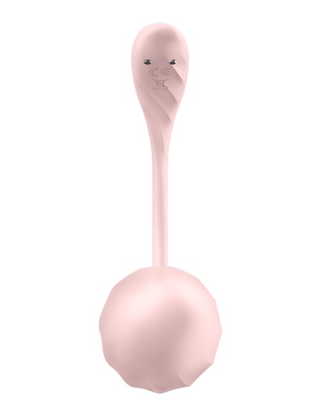 Oeuf vibrant connecté Ribbed Petal rose - Satisfyer