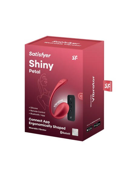 Oeuf vibrant connecté Shiny Petal red - Satisfyer