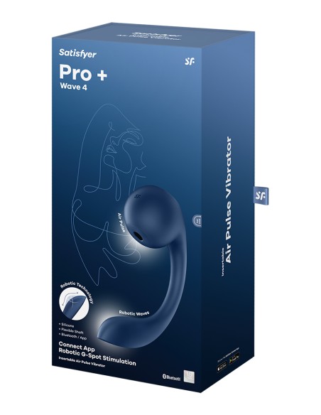 Double stimulateur Pro+ Wave 4 connecté - Satisfyer