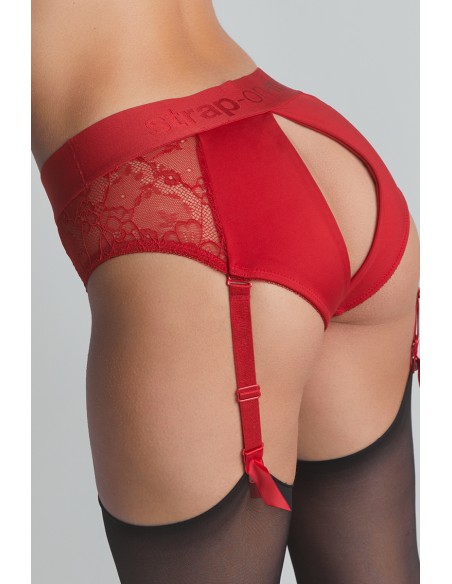 Harnais lingerie Diva (rouge) - Strap On Me Harnais lingerie Diva (rouge) - Strap On Me