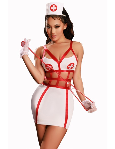 Déguisement infirmière sexy 5 pièces - J Lingerie