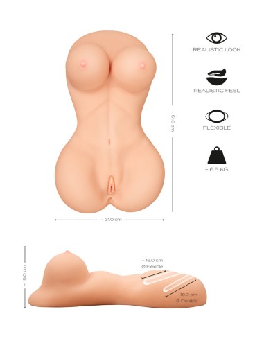 Buste femme réaliste Deluxe Woman - Realistixxx