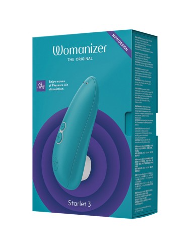 Stimulateur Clitoridien Womanizer Starlet 3 turquoise Stimulateur Clitoridien Womanizer Starlet 3 turquoise