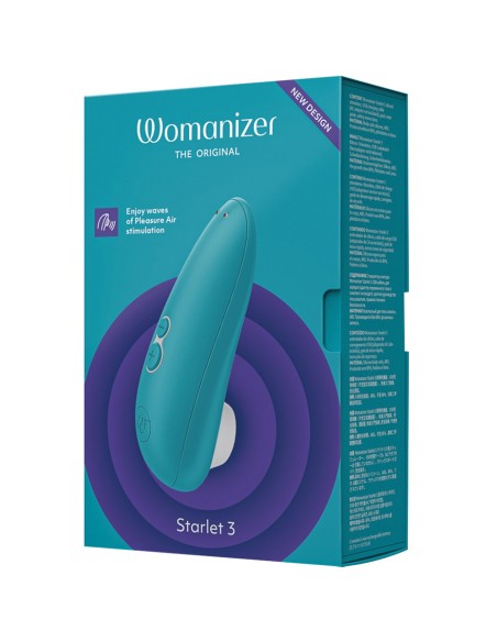 Stimulateur Clitoridien Womanizer Starlet 3 turquoise Stimulateur Clitoridien Womanizer Starlet 3 turquoise