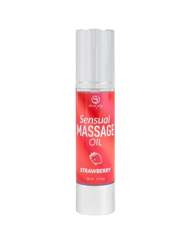 Huile de massage Fraise - Secret Play