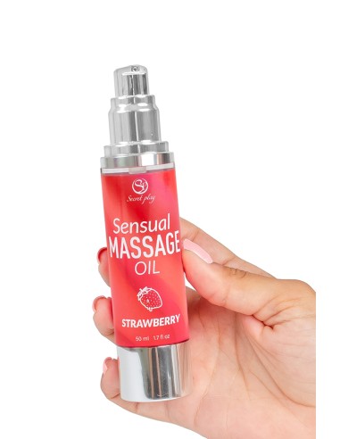 Huile de massage Fraise - Secret Play