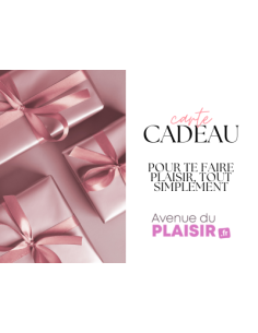 Carte cadeau Avenue du Paisir