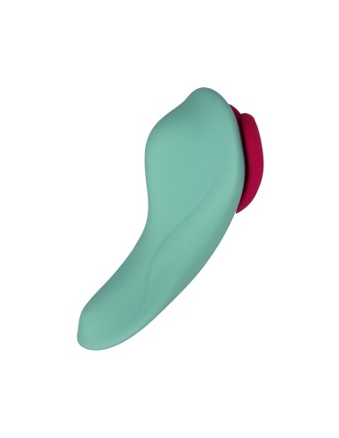 Stimulateur télécommandé de culotte HeartGem vert - FairyGasm