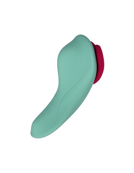 Stimulateur télécommandé de culotte HeartGem vert - FairyGasm