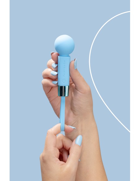 Mini vibro rechargeable Pearlstasy bleu - FairyGasm