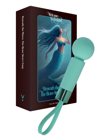 Mini vibro rechargeable Pearlstasy vert - FairyGasm