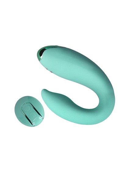 Vibro pour couples PleasureBerry vert - FairyGasm