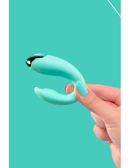 Vibro pour couples PleasureBerry vert - FairyGasm