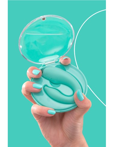 Vibro pour couples PleasureBerry vert - FairyGasm