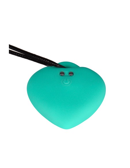 Stimulateur pendentif PleasureStone vert - FairyGasm