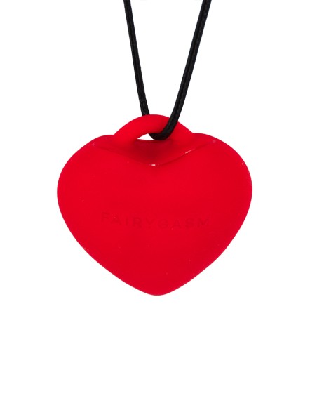 Stimulateur pendentif PleasureStone rouge - FairyGasm