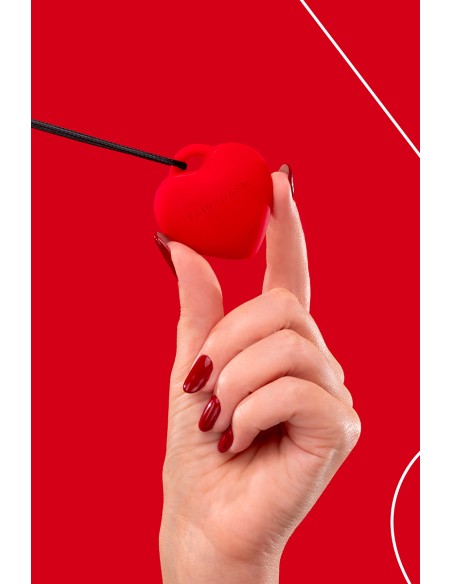 Stimulateur pendentif PleasureStone rouge - FairyGasm